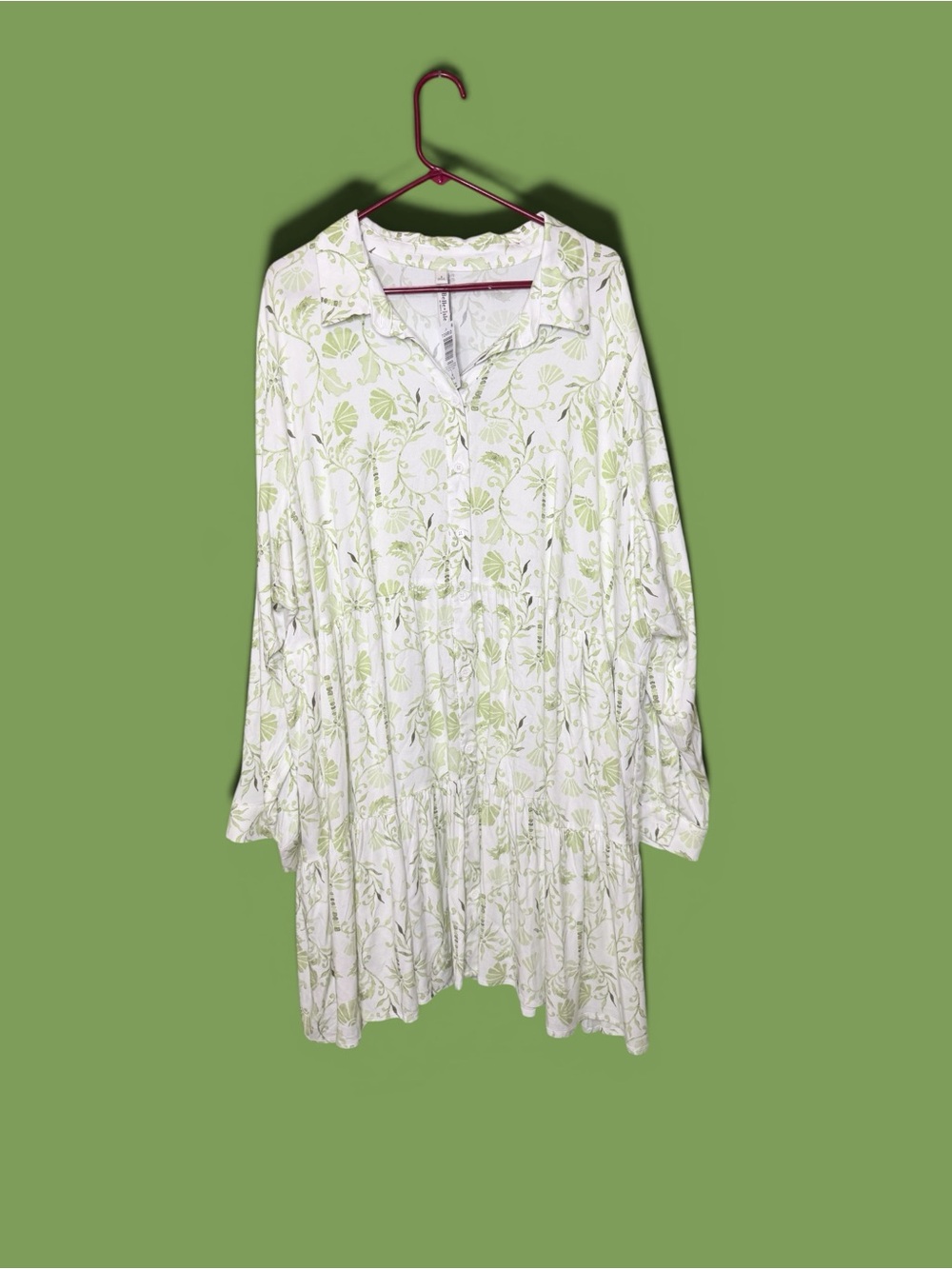 Torrid By Belle Isle Mini tiered Shirt Dress